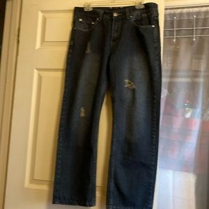 Men’s Brooklyn express distressed  jeans